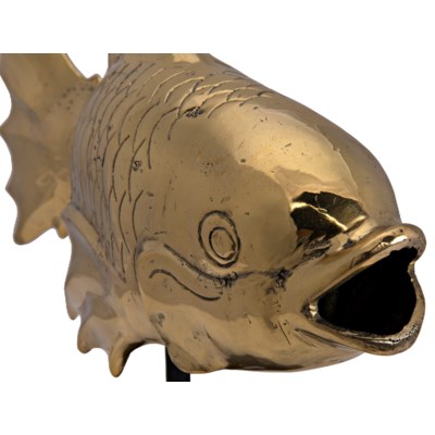Fish On Stand, Brass
