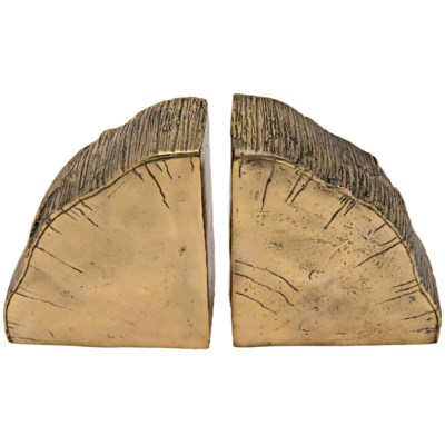 Fossil Bookends, Brass