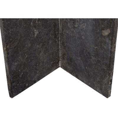 Anvil Console, Black Marble and White Marble