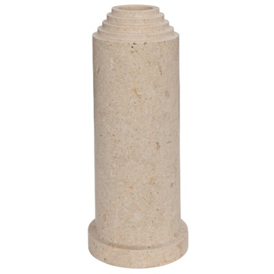 Pat Vase, White Marble