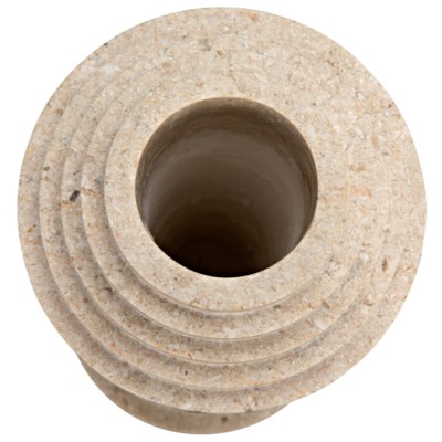 Pat Vase, White Marble