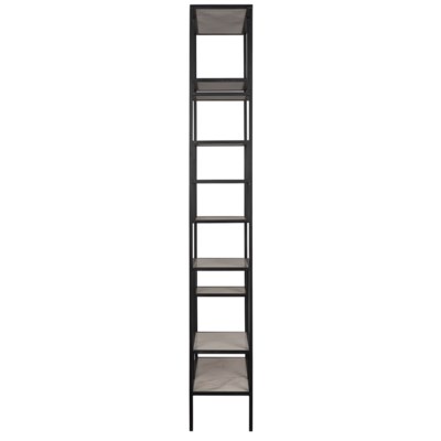 Haru Bookcase, XL, Metal and Quartz