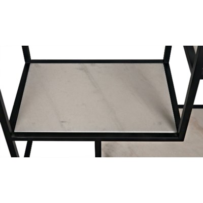 Haru Bookcase, XL, Metal and Quartz