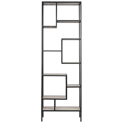 Haru Bookcase, XL, Metal and Quartz