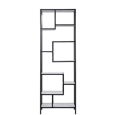 Haru Bookcase, Large, Metal and Quartz