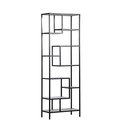 Haru Bookcase, Large, Metal and Quartz