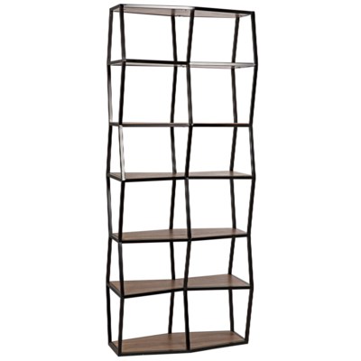 Berlin Bookcase, Walnut and Metal
