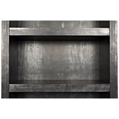 Halo Bookcase, Plain Zinc