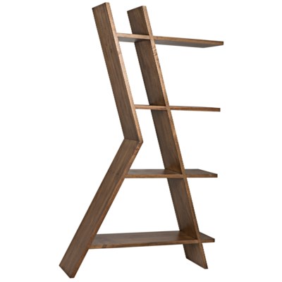Zack Bookcase, Dark Walnut