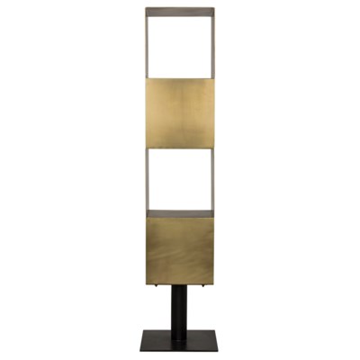 Tara Shelving, Antique Brass