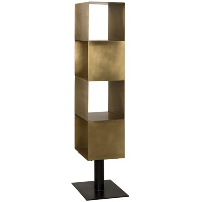 Tara Shelving, Antique Brass