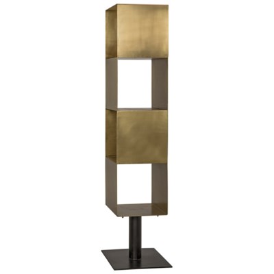 Tara Shelving, Antique Brass