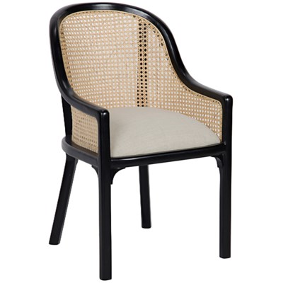 Gaston Chair, Hand Rubbed Black