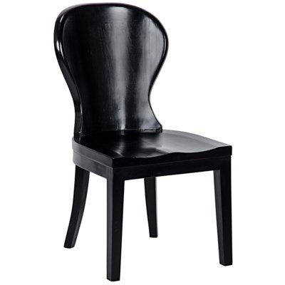Cort Chair, Hand Rubbed Black