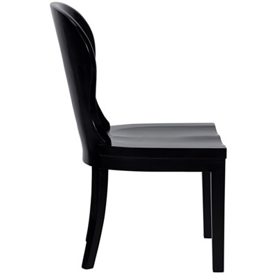 Cort Chair, Hand Rubbed Black