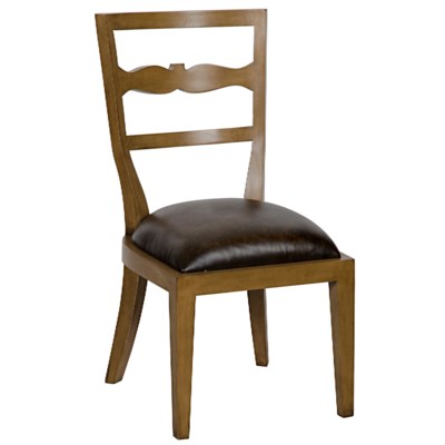 Constantine Side Chair, Saddle Brown