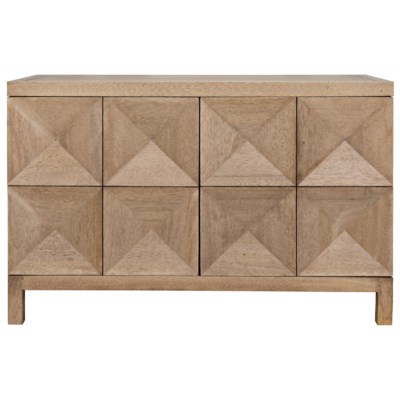 QS Quadrant 2 Door Sideboard, Washed Walnut