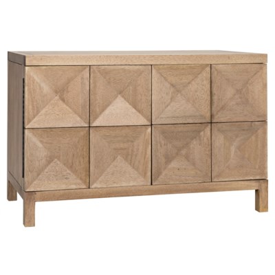 QS Quadrant 2 Door Sideboard, Washed Walnut