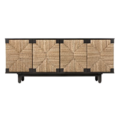 QS Brook 4 Door Sideboard, Pale