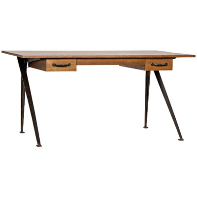 Kool Desk, Walnut and Metal