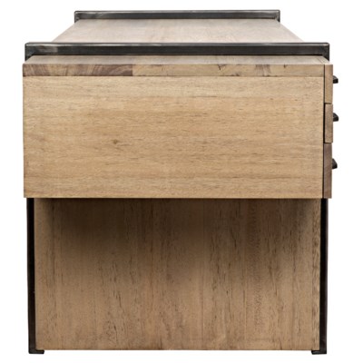 Bartholomieu Desk, Washed Walnut, Walnut