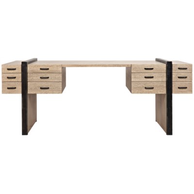 Bartholomieu Desk, Washed Walnut, Walnut