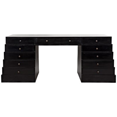 Faust Desk, Hand Rubbed Black