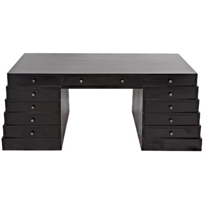 Faust Desk, Hand Rubbed Black