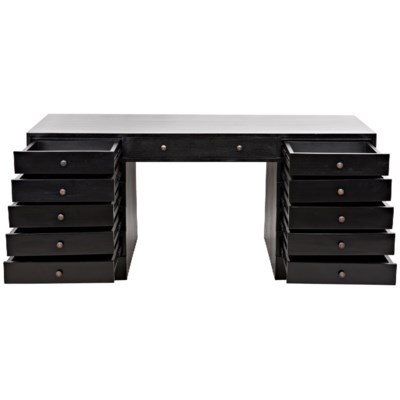 Faust Desk, Hand Rubbed Black