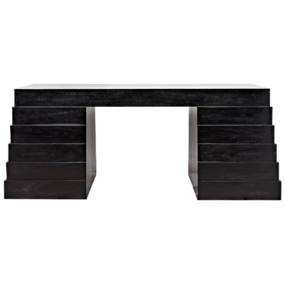 Faust Desk, Hand Rubbed Black