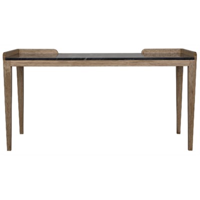 Wod Ward Desk, Bleached Walnut w/Stone Top