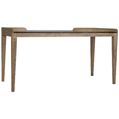 Wod Ward Desk, Bleached Walnut w/Stone Top
