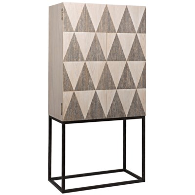 Mephisto Cabinet, Walnut and Metal