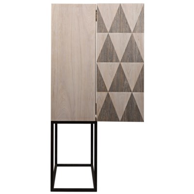 Mephisto Cabinet, Walnut and Metal