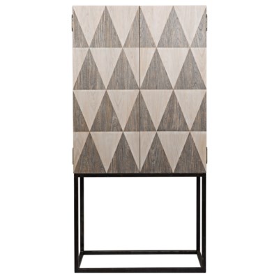 Mephisto Cabinet, Walnut and Metal