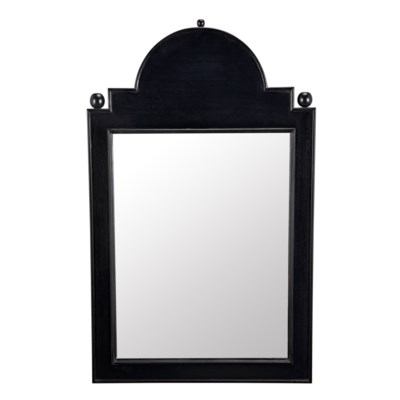 Jess Mirror, Hand Rubbed Black