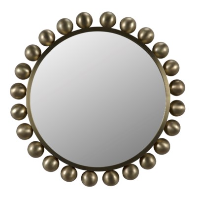 Cooper Mirror, Antique Brass