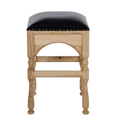 Blaine Counter Stool, Elm and Leather