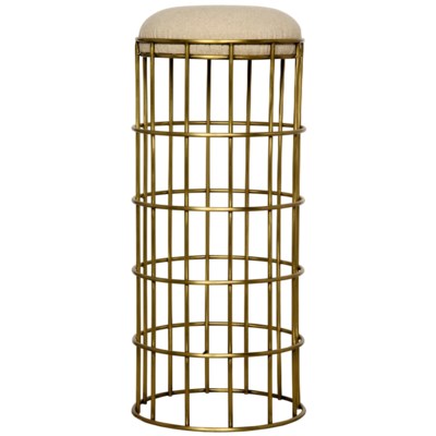 Ryley Bar Stool, Gold Finish