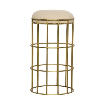 Ryley Counter Stool, Gold Finish