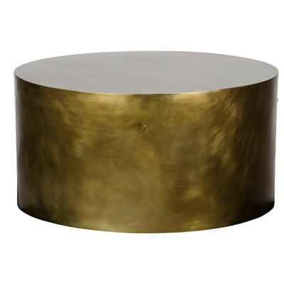 Lorene Coffee Table, Antique Brass