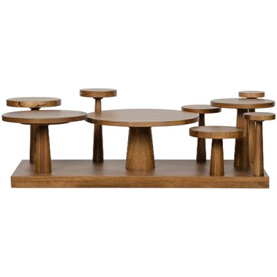 Anvil Coffee Table,, Dark Walnut