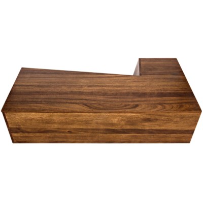 Prisma Coffee Table, Dark Walnut