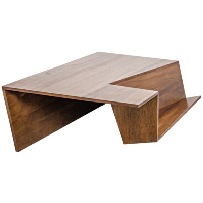Prisma Coffee Table, Dark Walnut
