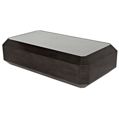 Emerald Cut Coffee Table, Pale