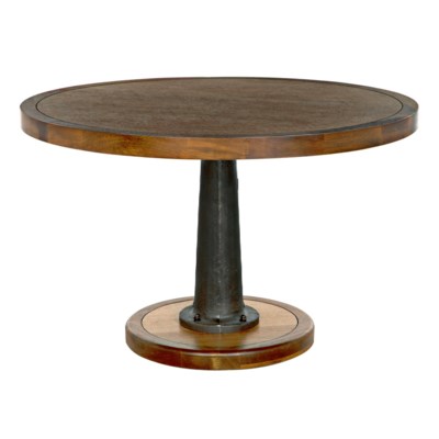 Yacht Dining Table with Cast Pedestal, 48"