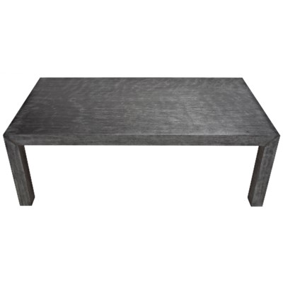 Simon Table, Plain Zinc and Wood