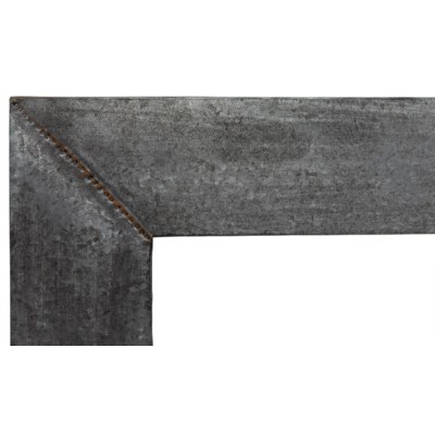 Simon Table, Plain Zinc and Wood