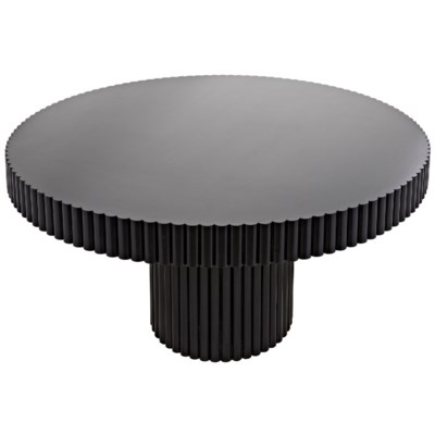 Luther Table, Hand Rubbed Black