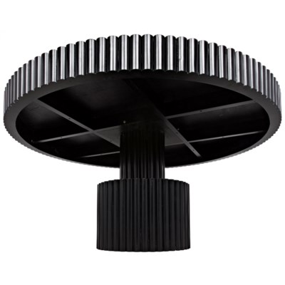 Luther Table, Hand Rubbed Black